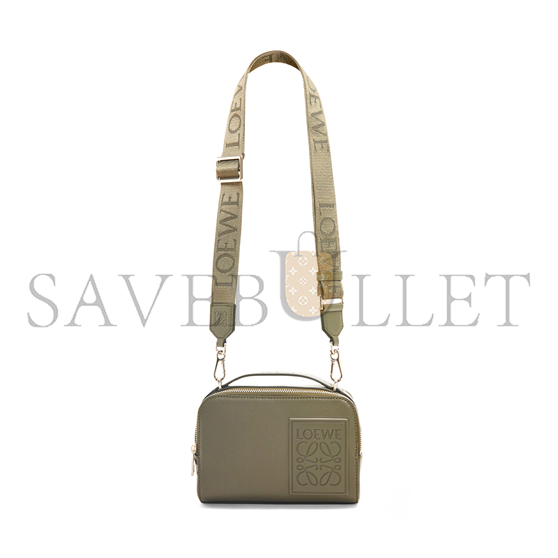 LOEWE MINI CROSSBODY CAMERA BAG IN SATIN CALFSKIN C565R41X05 (18*13*8.5cm)